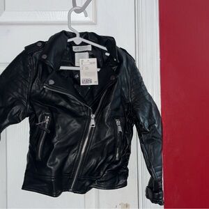 H&M Kids Black Biker Jacket